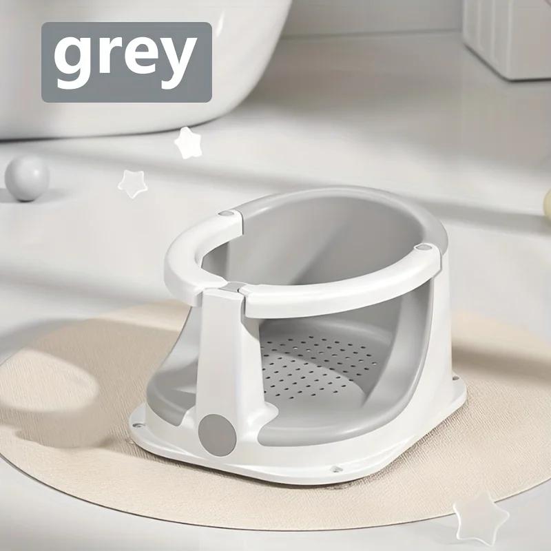 Siège de bain pour bébé, support de bain pour bébé, siège de bain pour bébé qui s'assoit, fournitures d'assistance à la douche pour la sécurité des enfants à la maison, en voyage, pour l'installation