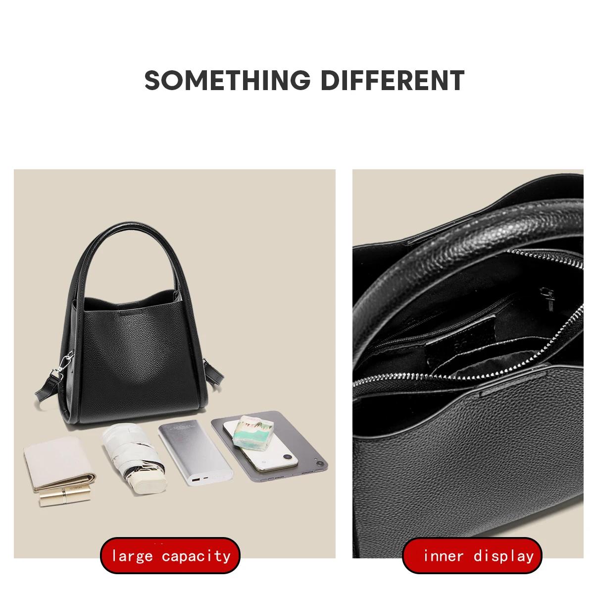 Sac à main pour femme FOXER en cuir véritable
