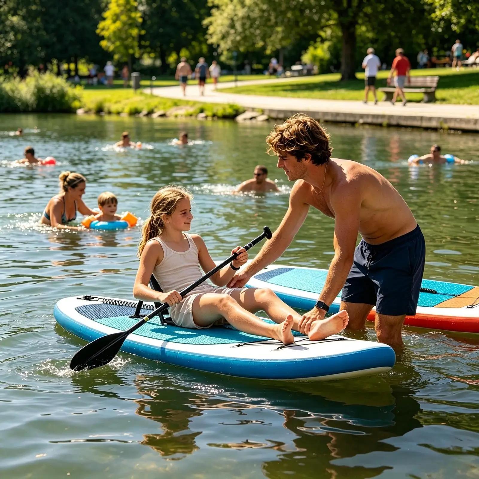 Siège de kayak pliable avec dossier, siège pour planche à pagaie, siège de canoë, siège de bateau, siège de pêche, siège de yacht, siège de piscine, sports nautiques