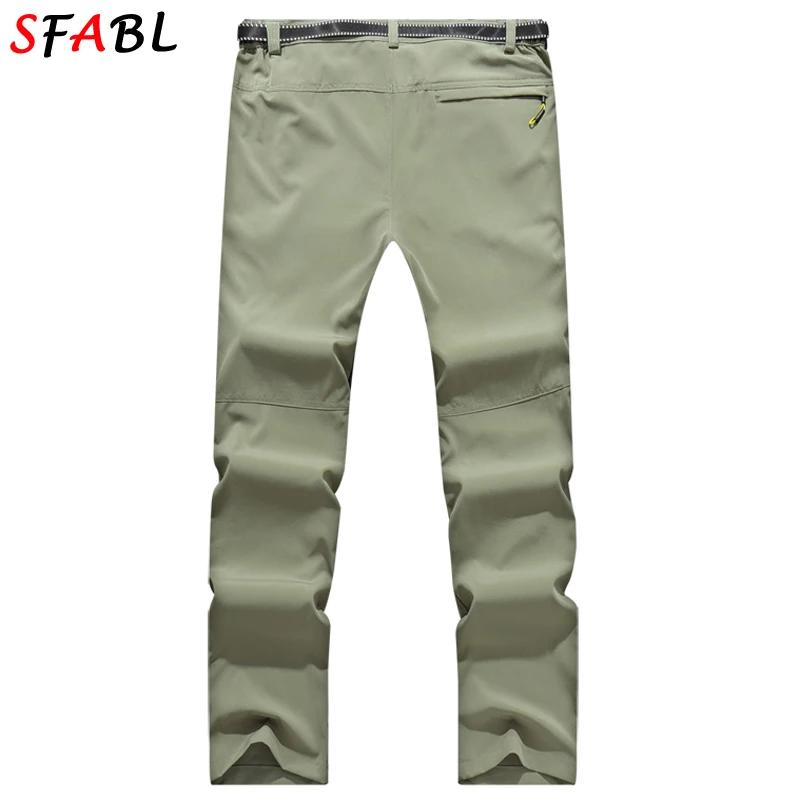 SFABL L-5XL D'été À vaccage Rapide Pantalon Hommes commandé Imperméable DulPants
