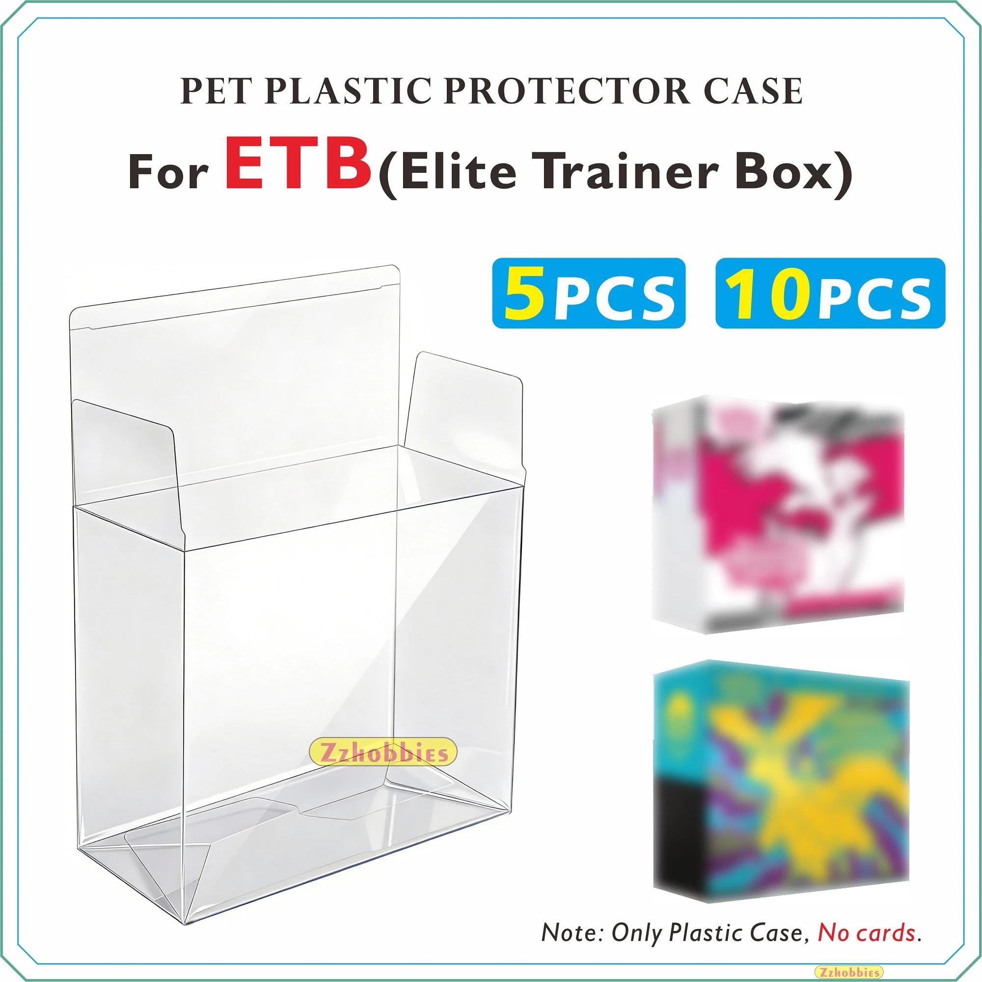 5/10 pièces PET Elite formateur boîte protecteurs vitrine transparente-boîtier ETB d'épaisseur 0.45mm Compatible