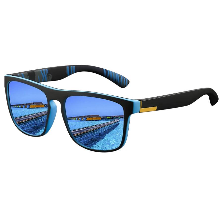 Lunettes de soleil polarisées Vintage carrées pour hommes et femmes