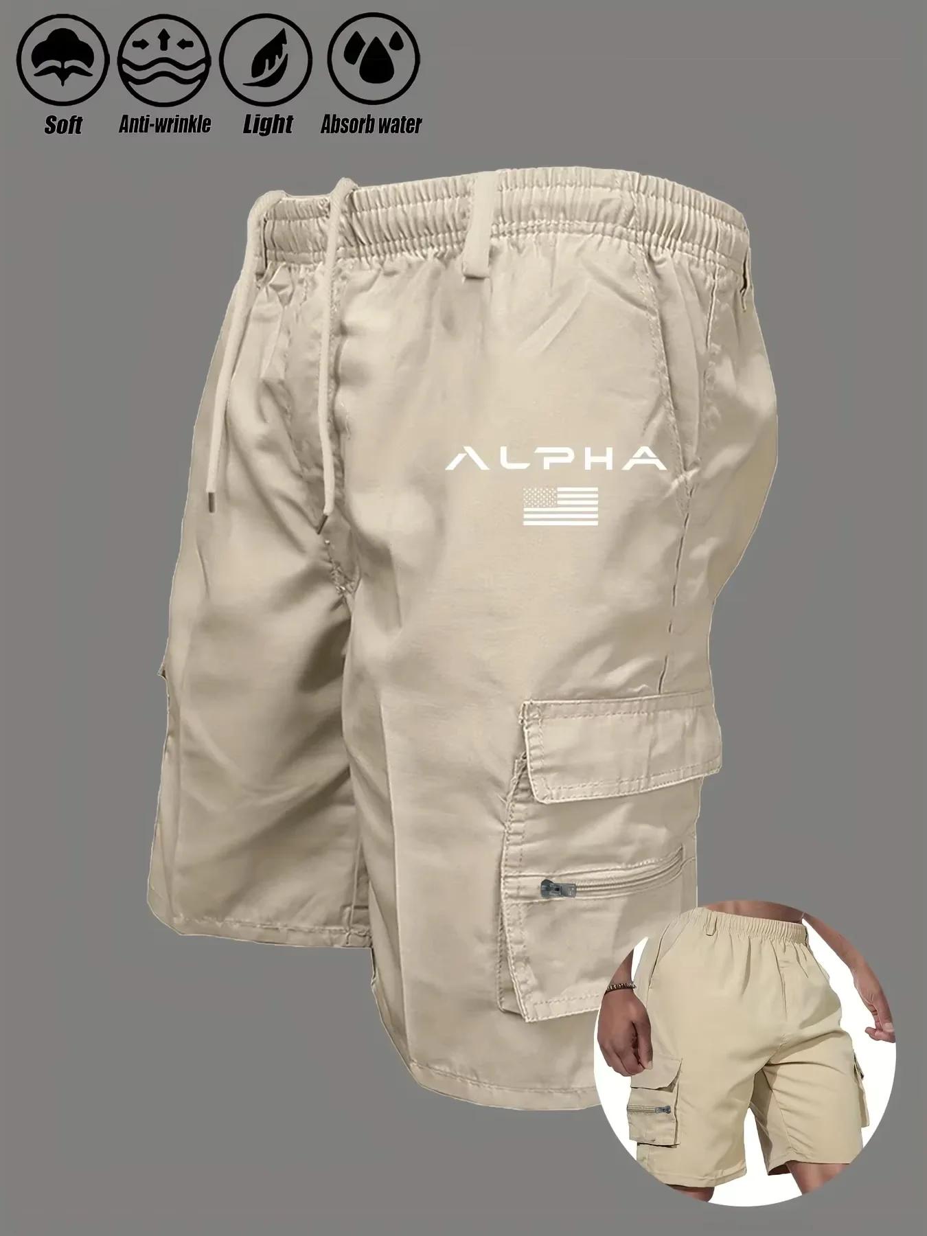 Shorts cargo imprimés drapeau américain
