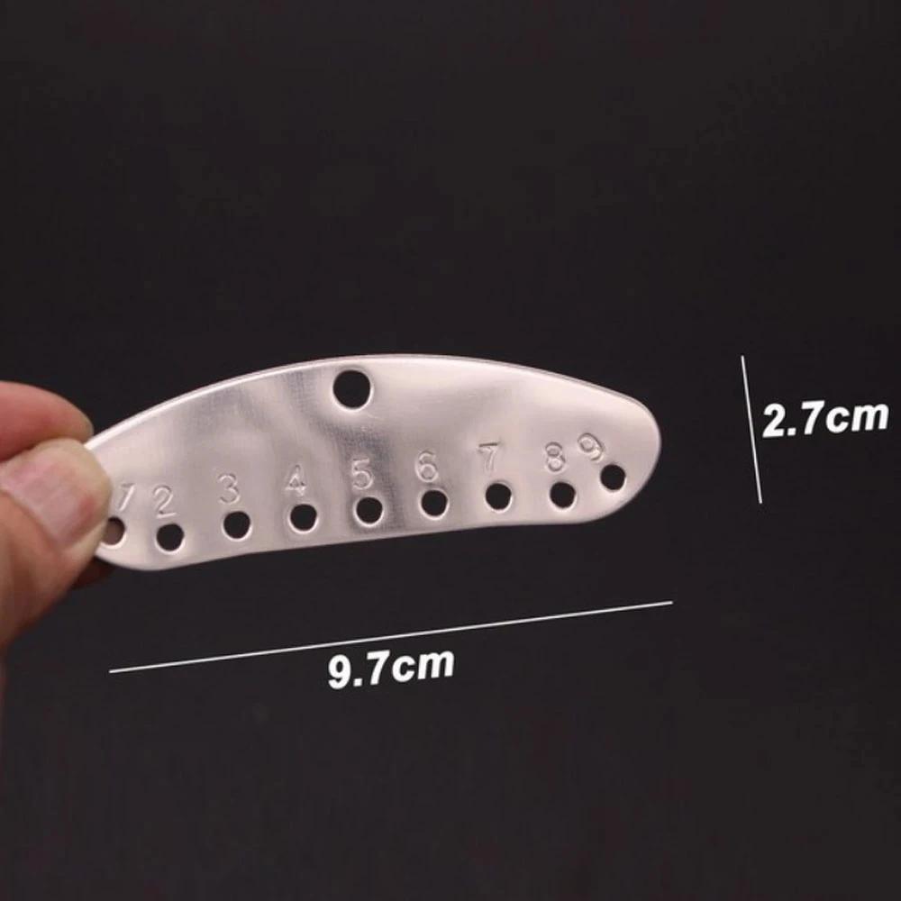 Porte-clés numéro de pièce, pièces d'étiquette d'identification en métal, étiquettes nominatives avec anneau fendu, accessoires de bricolage, anneau pour clés