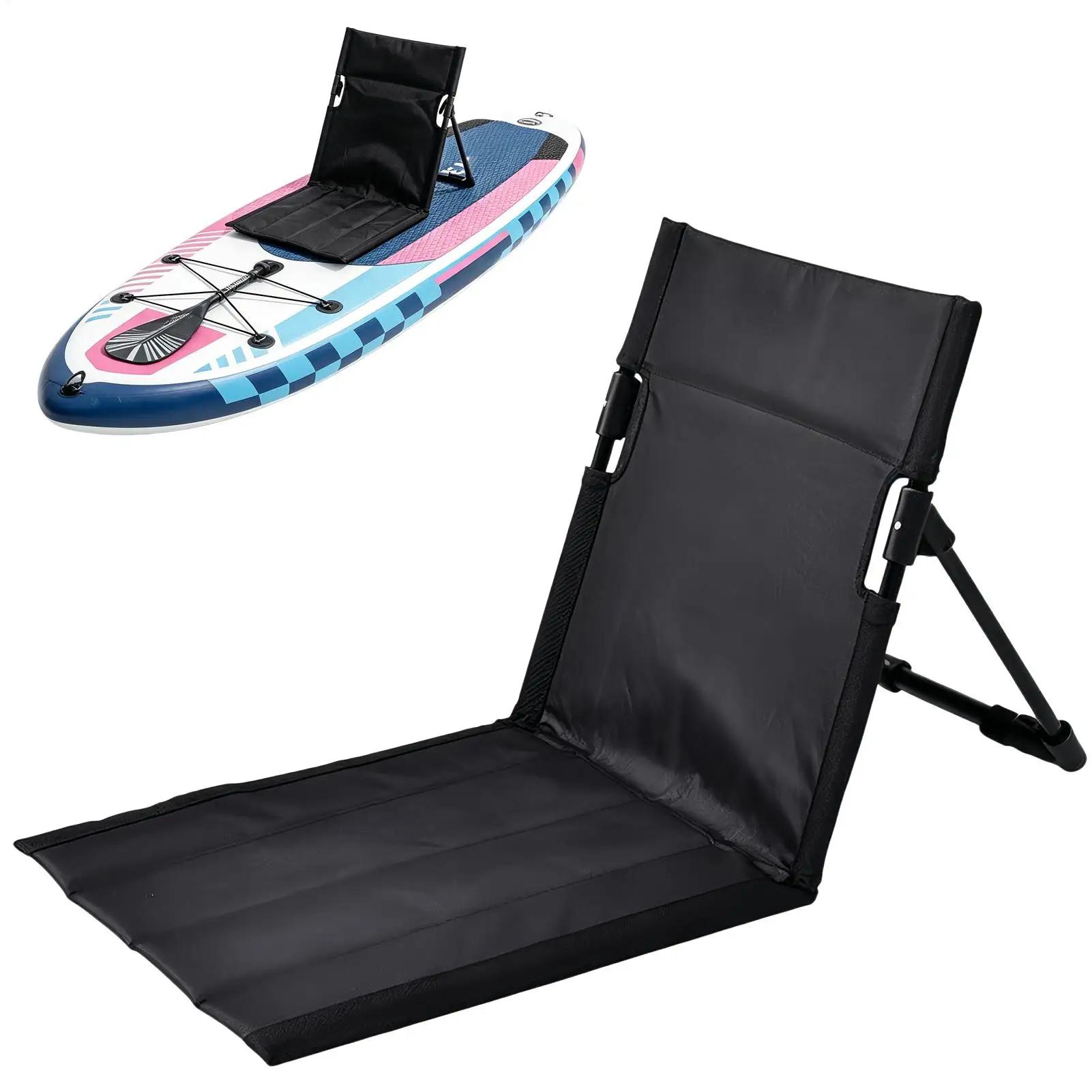 Siège de kayak pliable avec dossier, siège pour planche à pagaie, siège de canoë, siège de bateau, siège de pêche, siège de yacht, siège de piscine, sports nautiques