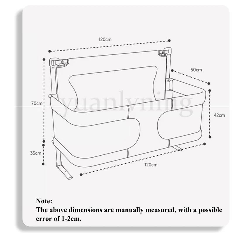 Clôture de lit de bébé pliable, Rail de sécurité pour berceau, garde-corps pour nouveau-nés
