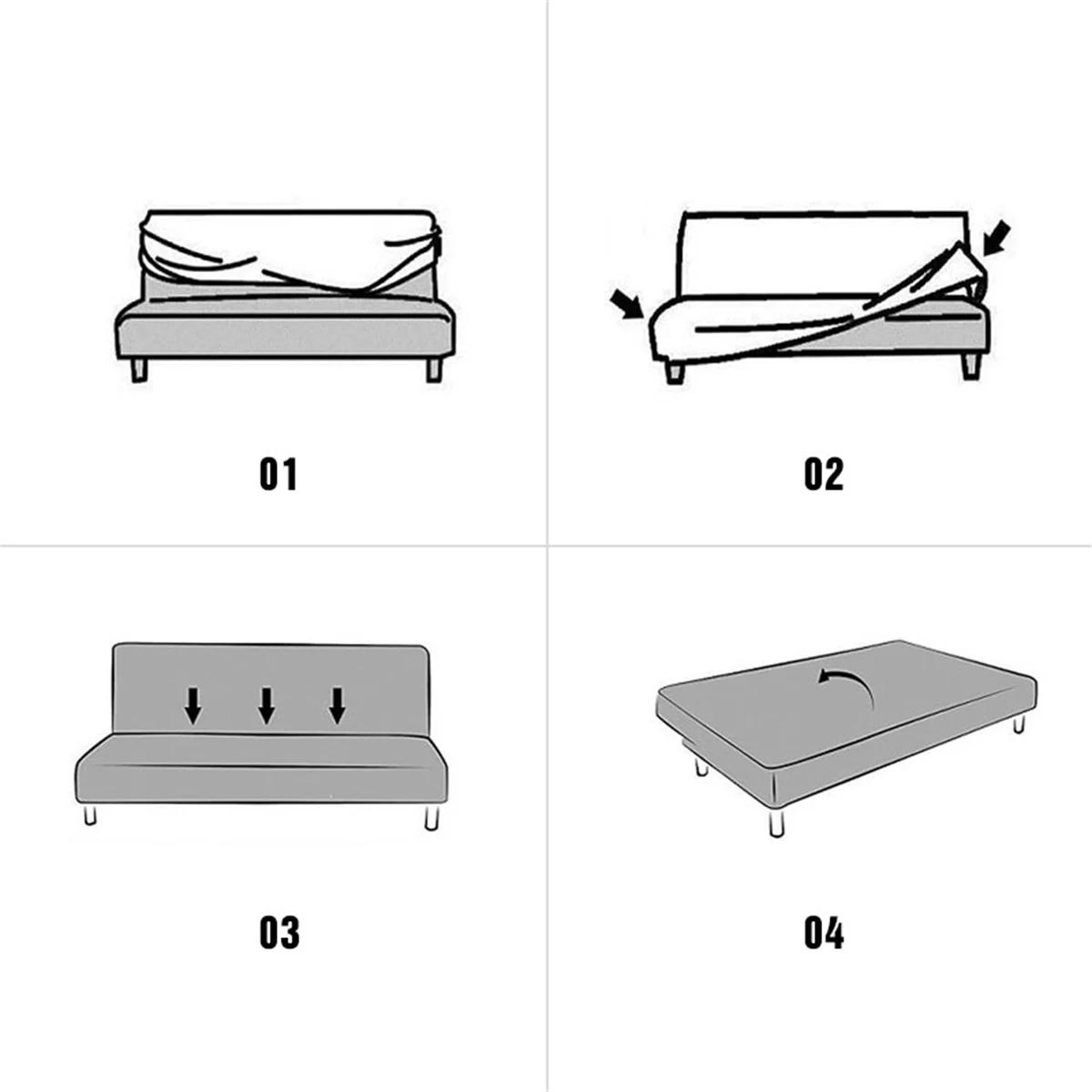 Housse de canapé-lit extensible