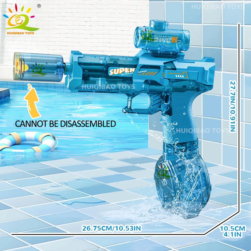 HUIQIBAO pistolet à eau à impulsion électrique capteur de flamme simulé lumière entièrement automatique combat jouet pis