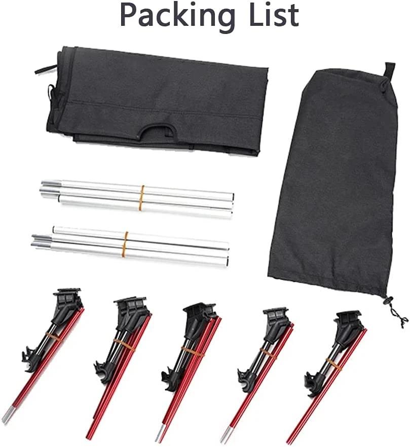 Lit Pliant Ultraléger pour Camping, Voyage, Couchage, Polymères, Juste de Matelas pour Randonnée, Pêche, Pique-Nique