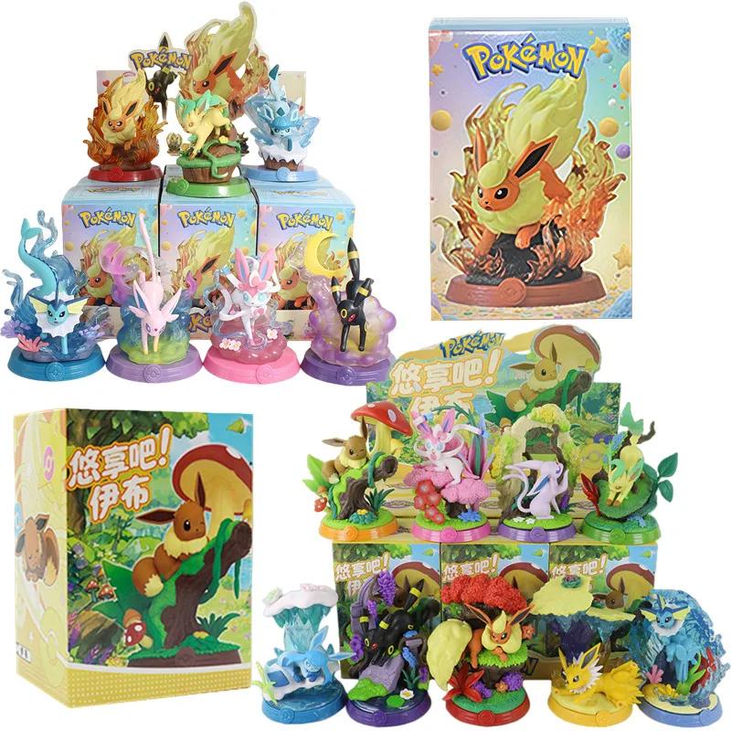 Figurine Pokemon Eeveelution Espeon Sylveon Glaceon Leafeon Vaporeon Umbreon Flareon