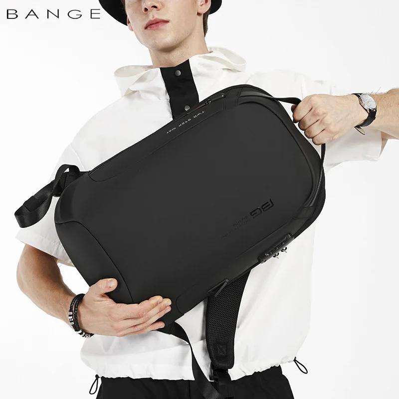 BANGE sac à dos multifonction 15.6 pouces sacs à dos pour ordinateur portable mode sac à dos de voyage étanche Anti-vol 