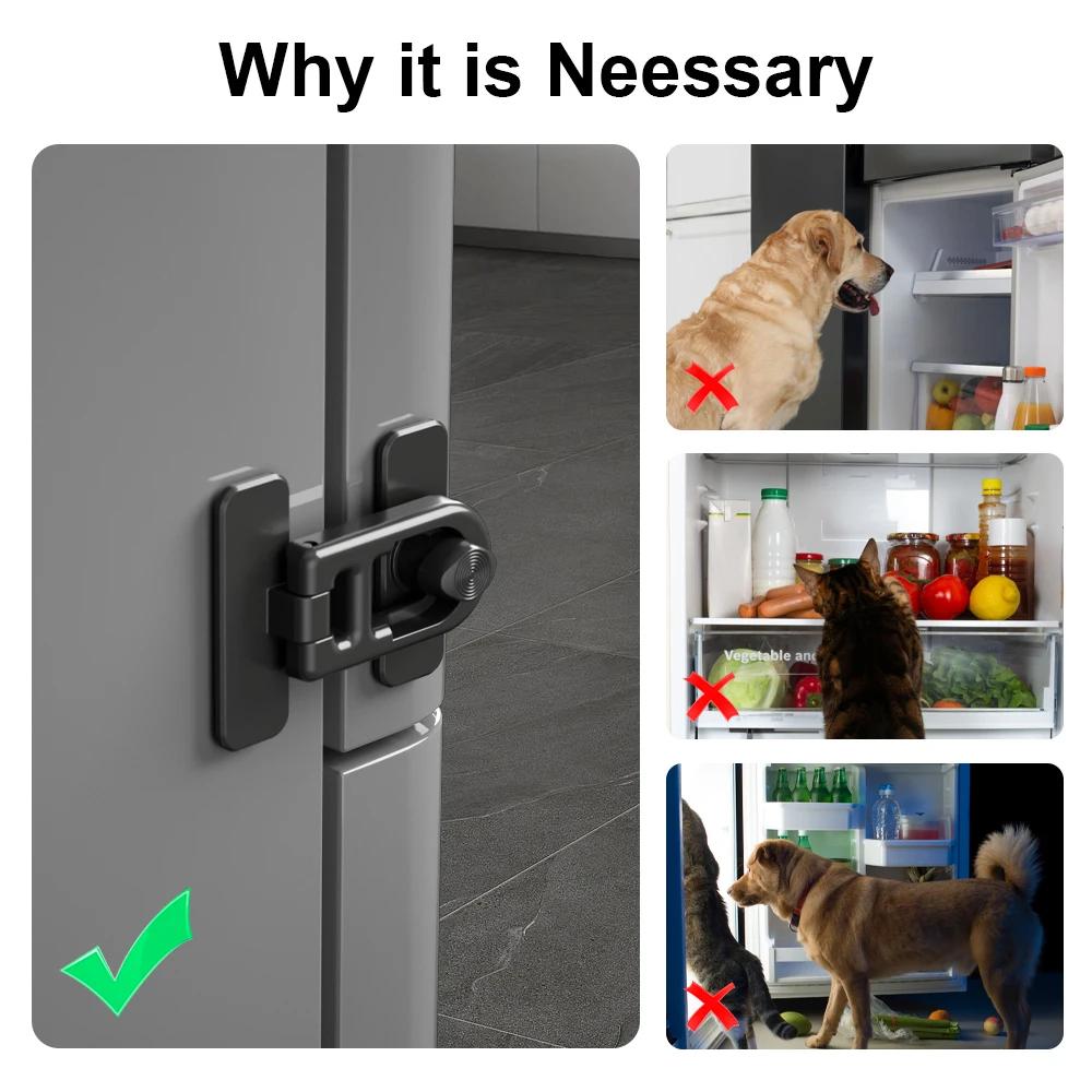 Serrures de porte de réfrigérateur et de congélateur faciles à installer