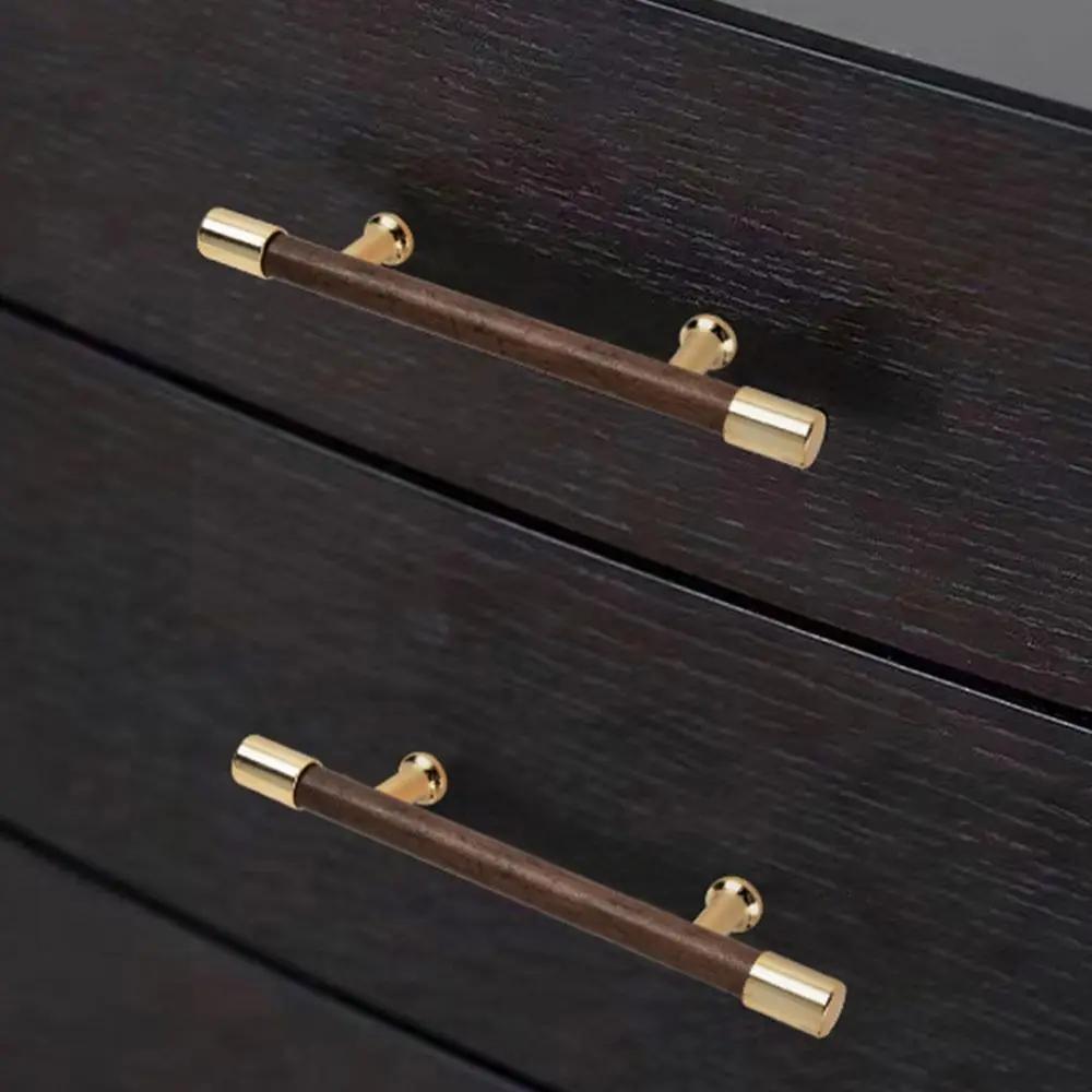 Poignées de porte en bois massif, différentes tailles, poignées multifonctionnelles pour armoires de cuisine, poignées de meubles durables, quincaillerie pour placards