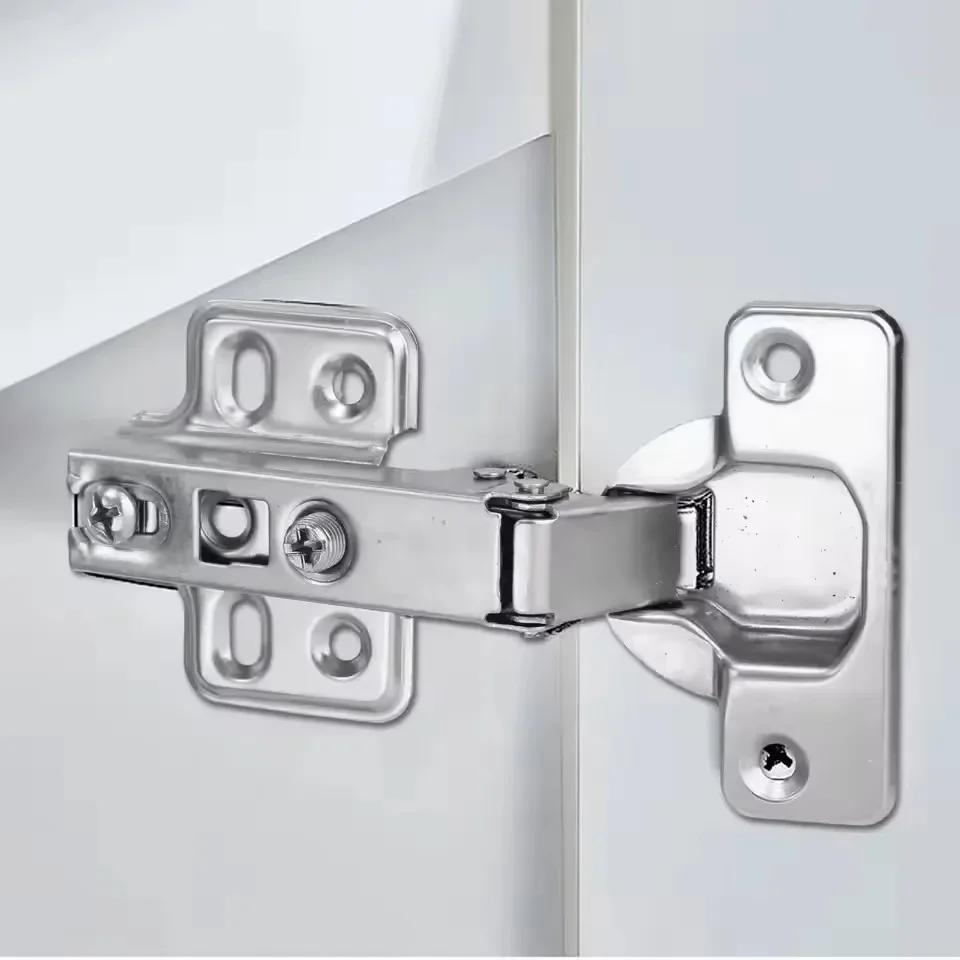 1PC Charnières de porte d'armoire avec amortisseur de fermeture douce pour meuble de cuisine et autres meubles