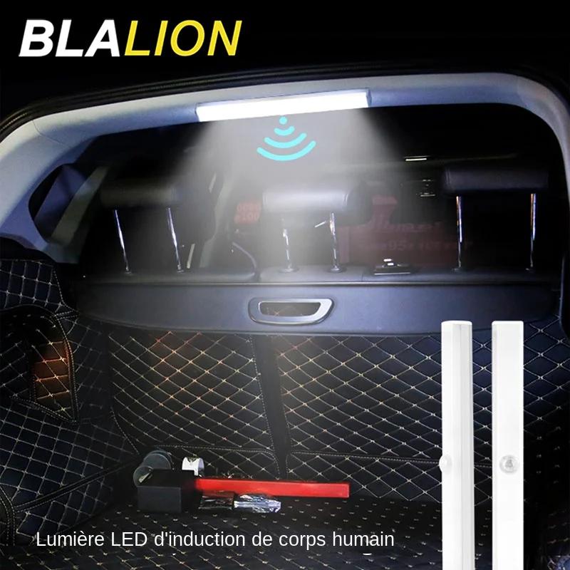 SEAMETAL veilleuse voiture toit lampe à LED 3 Modes sans fil corps humain Induction USB coffre Auto intérieur