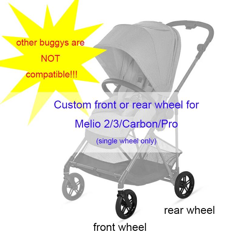 Seulement roue avant ou arrière Melio 17CM pour accessoires de Buggy Cybex Melio série 2/3/Carbon/Pro, autres housses non compatibles!! !