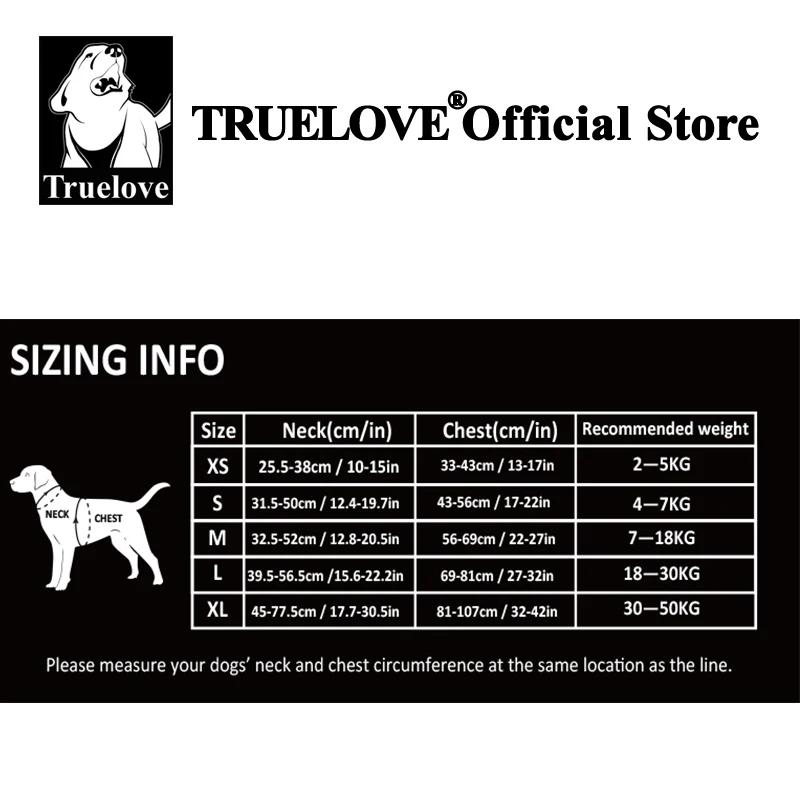 TRUE LOVE harnais pour animaux de compagnie sans traction en Nylon réfléchissant