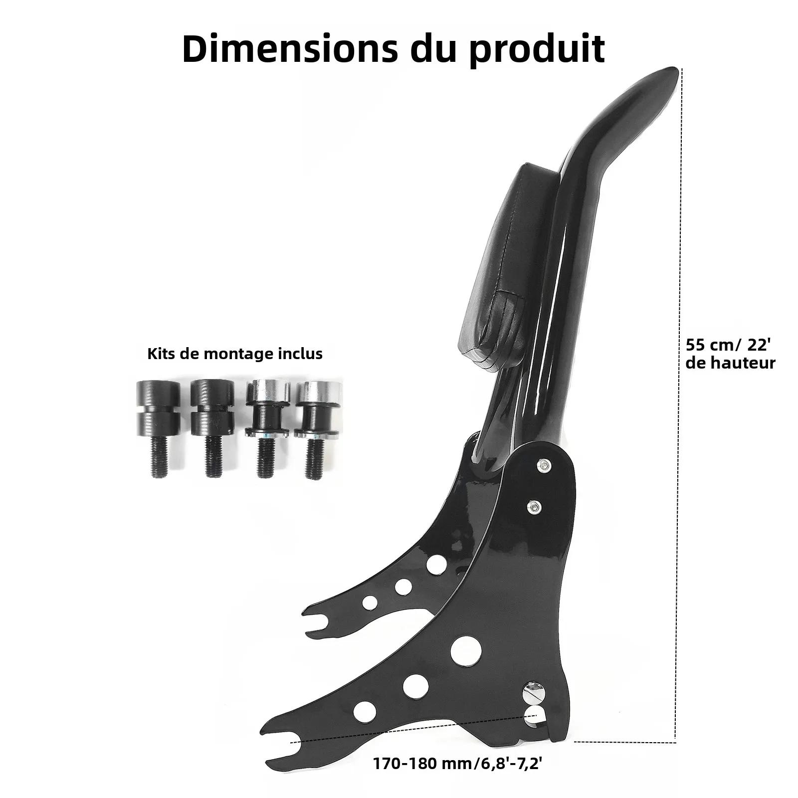 Barre de dossier arrière de moto pour Harley Softail Sport Glide FLSB Low Rider ST FXLRST 117 FXRST FXLR FXLRS 2018 – 20