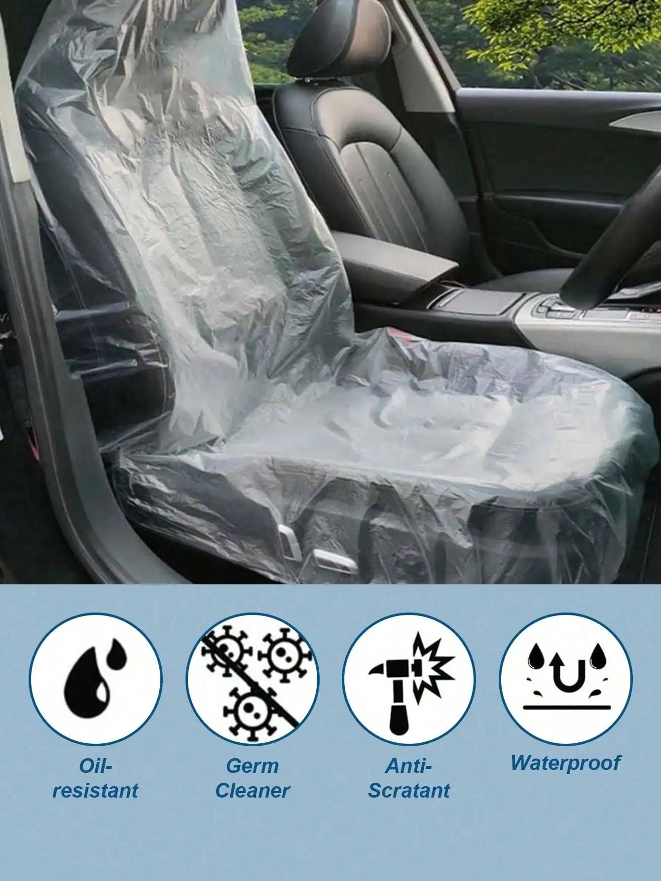 100 housses de siège de voiture jetables – un "protecteur pratique" pour une protection multi-scénarios