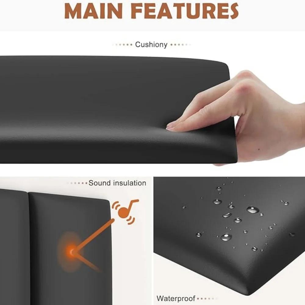 1PC Panneau mural pour tête de lit 20cmX50cm