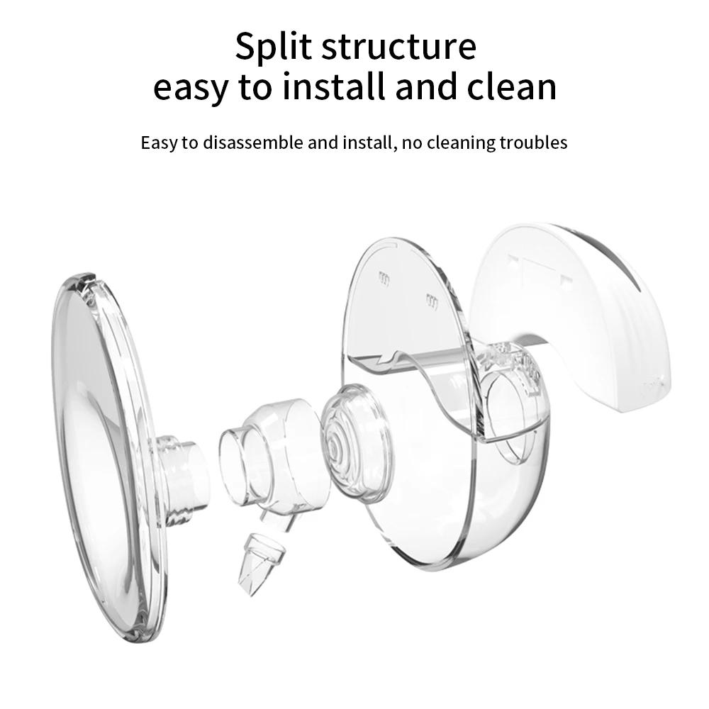 Tire-lait électrique portable 210ML mains libres - 4 modes 12 niveaux sans BPA avec écran LED