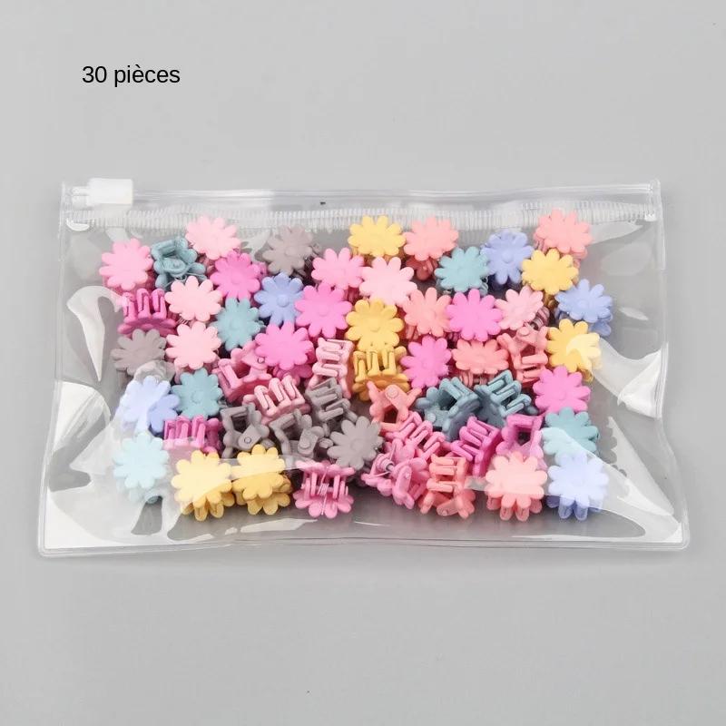 30 pièces/sac Mini pinces à cheveux mignonnes pour filles bébé épingle