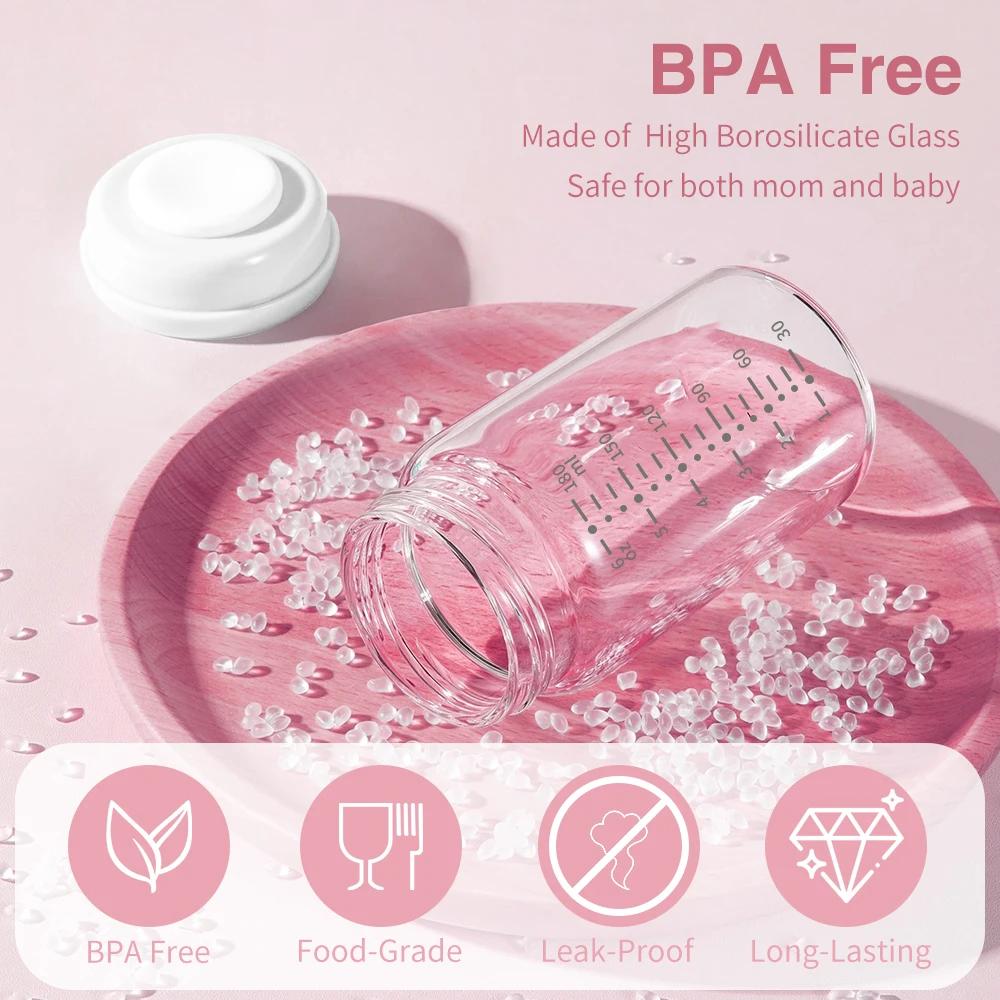 Bouteille de stockage de lait maternel de 180ml