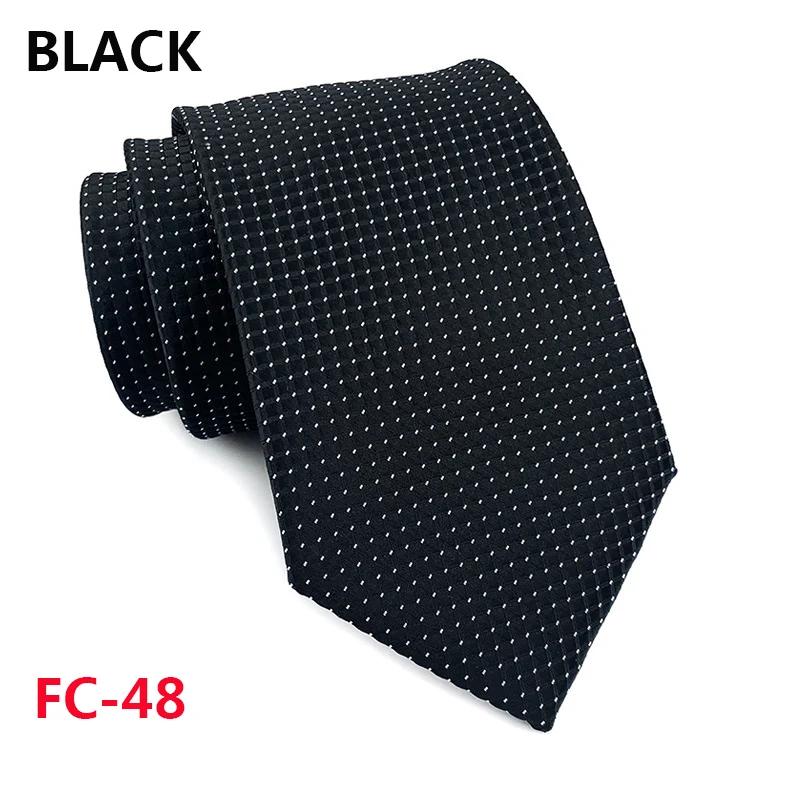 67 Styles hommes cravates couleur unie rayure fleur florale 7-8 cm Jacquard cravate accessoires usage quotidien