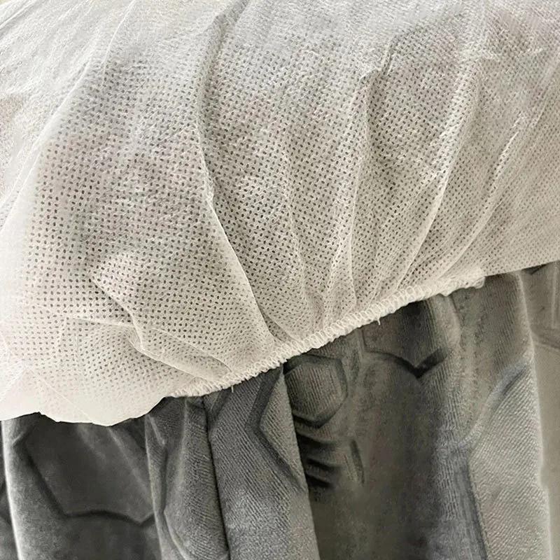 Couvre-lit élastique respirant en tissu non tissé doux pour salon de beauté