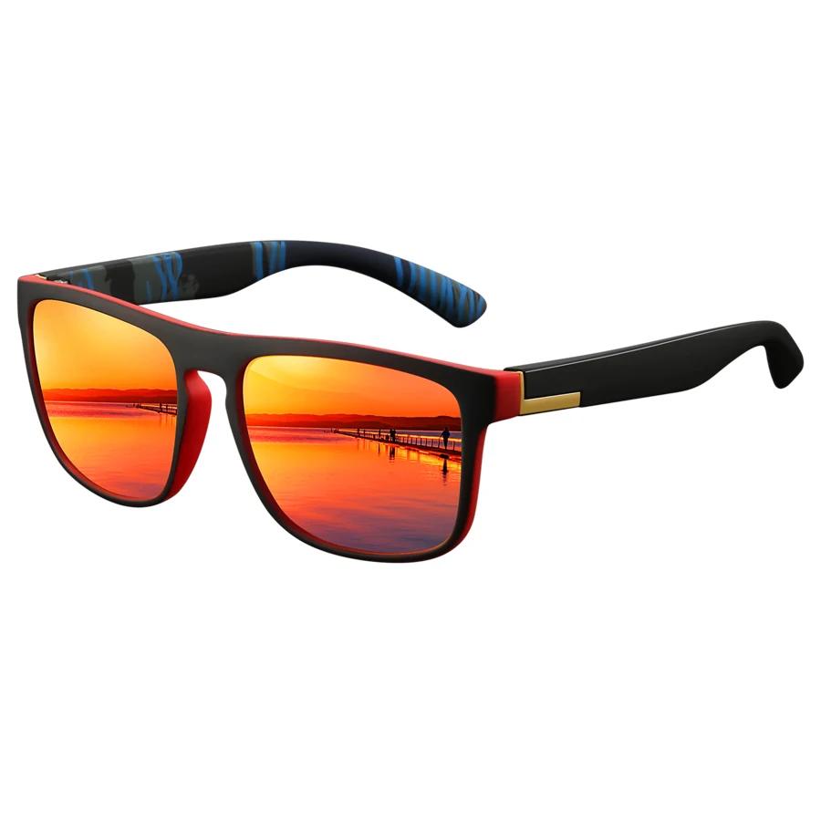 Lunettes de soleil polarisées Vintage carrées pour hommes et femmes
