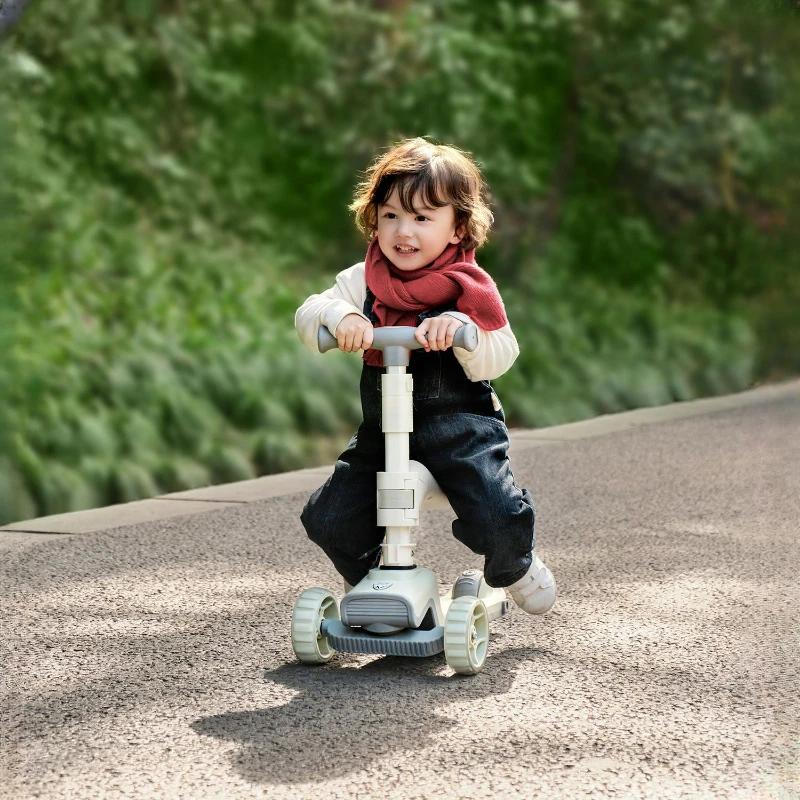 Yo-yo-Poussette Multifonctionnelle Pliable pour Bébé de 2 à 7 Ans