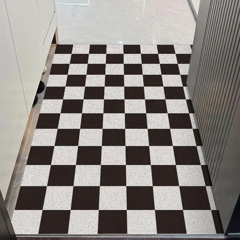 Le tapis de porte d'entrée peut être nettoyé avec un tapis de porte domestique en PVC. Le tapis d'entrée est un tapis de dessin animé résistant à la saleté
