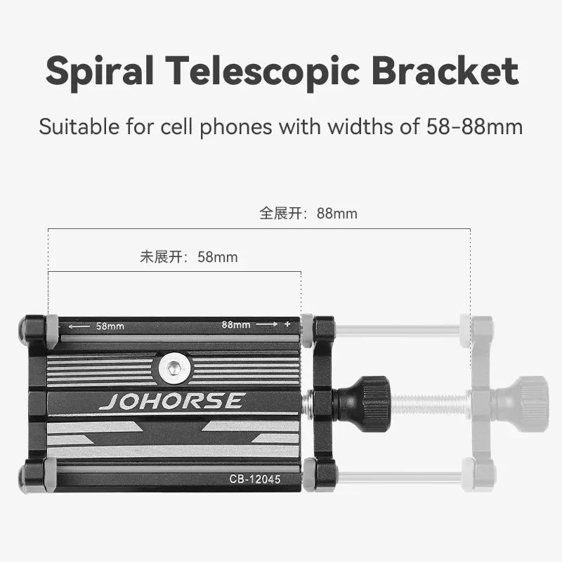 Support de téléphone pour moto et vélo électrique, en alliage d'aluminium CNC, quatre griffes