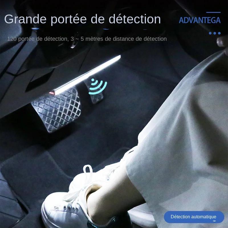 SEAMETAL veilleuse voiture toit lampe à LED 3 Modes sans fil corps humain Induction USB coffre Auto intérieur