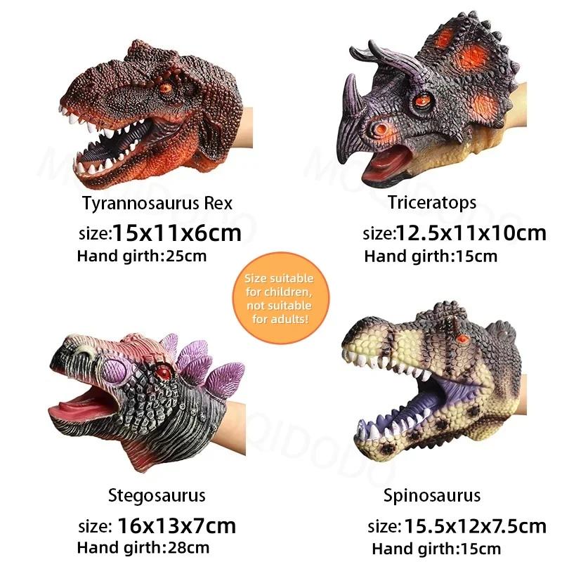Marionnettes à main, modèle de tête de dinosaure