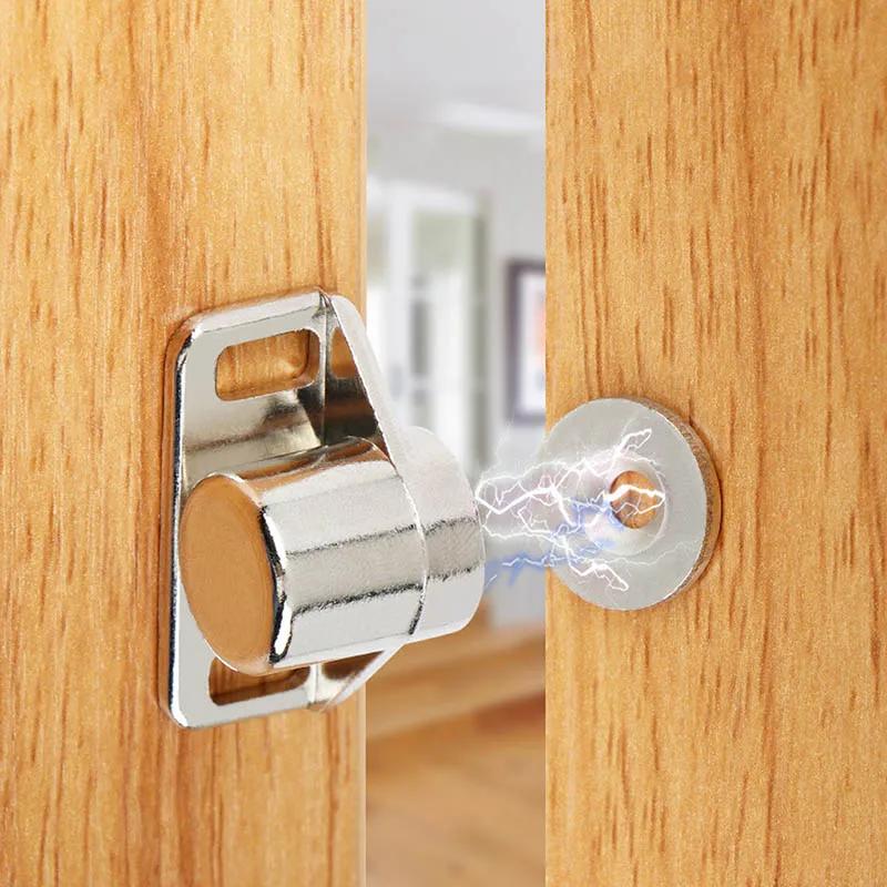 Loquet de porte d'armoire magnétique Ultra fin, bouchon de porte plus proche, accessoires de quincaillerie pour meubles de maison