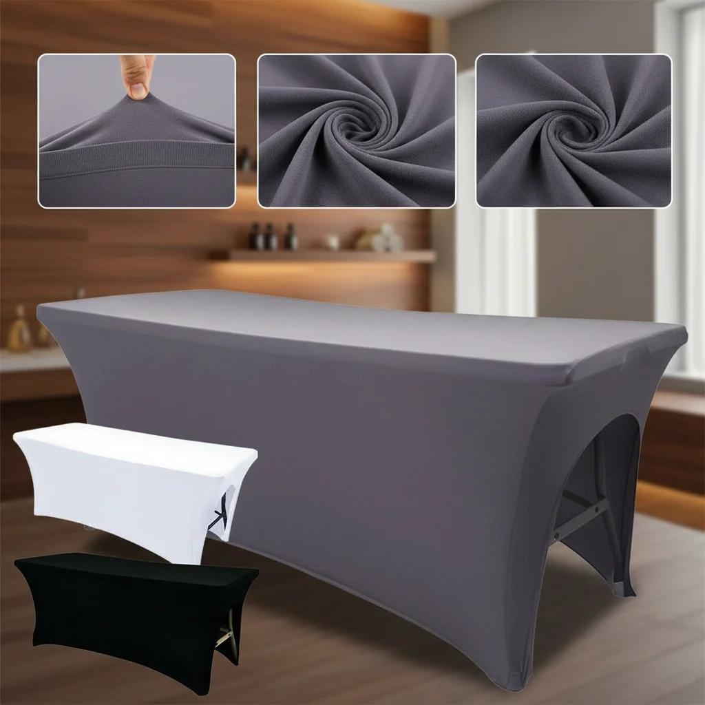 Salon de beauté Massage lit couverture Spa Table feuille Massage feuille SPA Table couverture doux pur couvre-lit couleur Table respirant ajustement