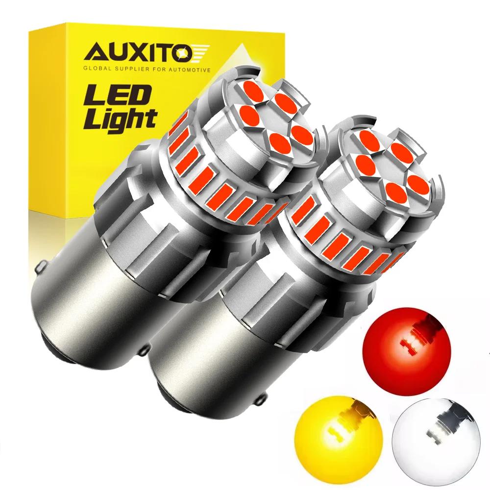 AUXITO 2X P21W BA15S LED 1156 7506 BAY15D 1157 P21/5W ampoule LED lumières de voiture Super lumineuses feux de freinage 