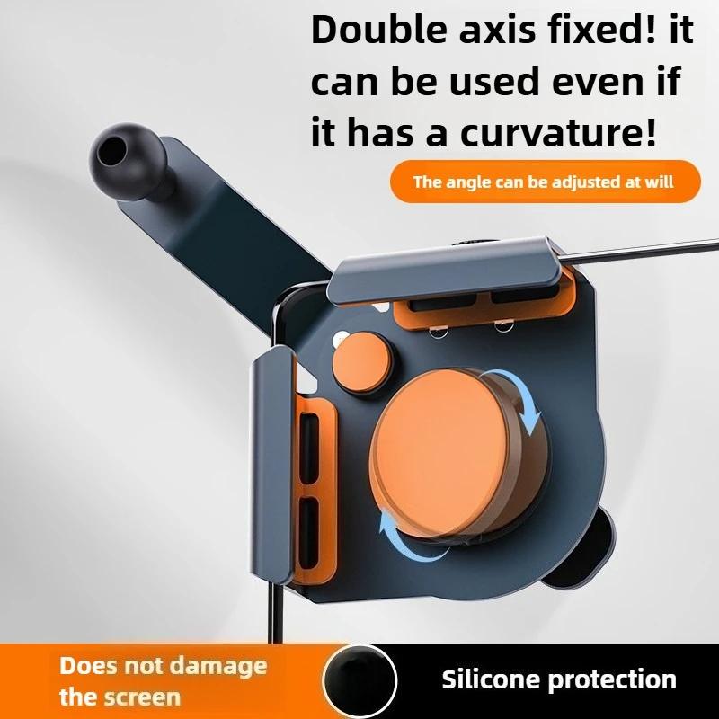 Support de téléphone de voiture en alliage d'aluminium