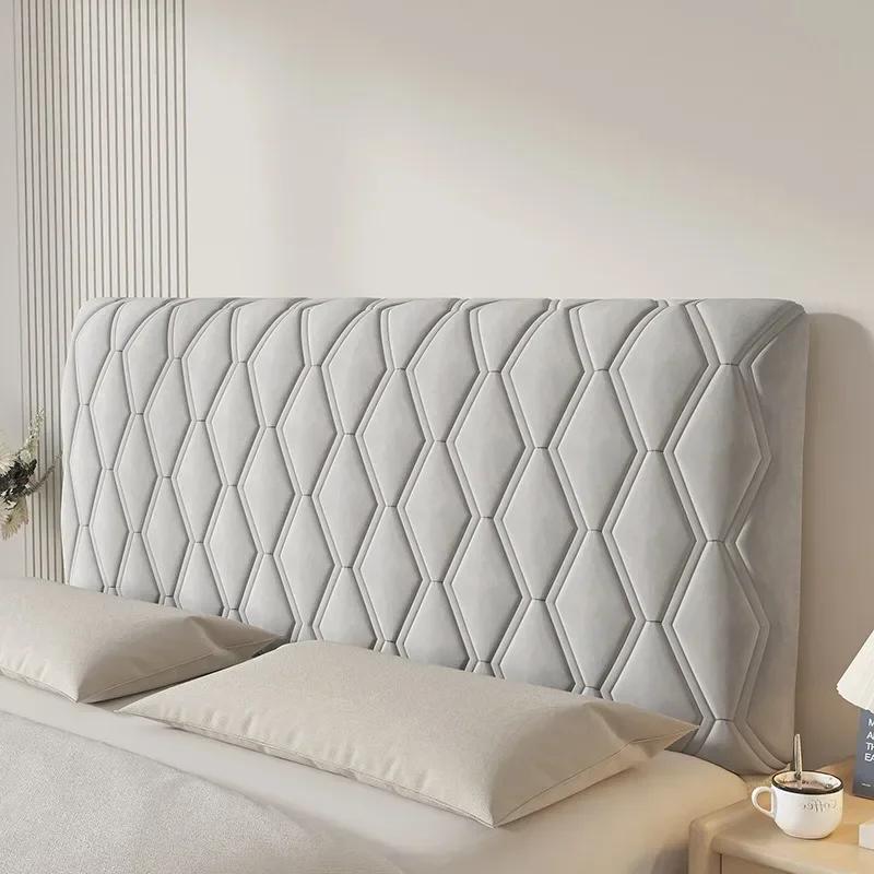 Housse de protection universelle pour tête de lit, épaisse et souple, avec dossier anti-collision