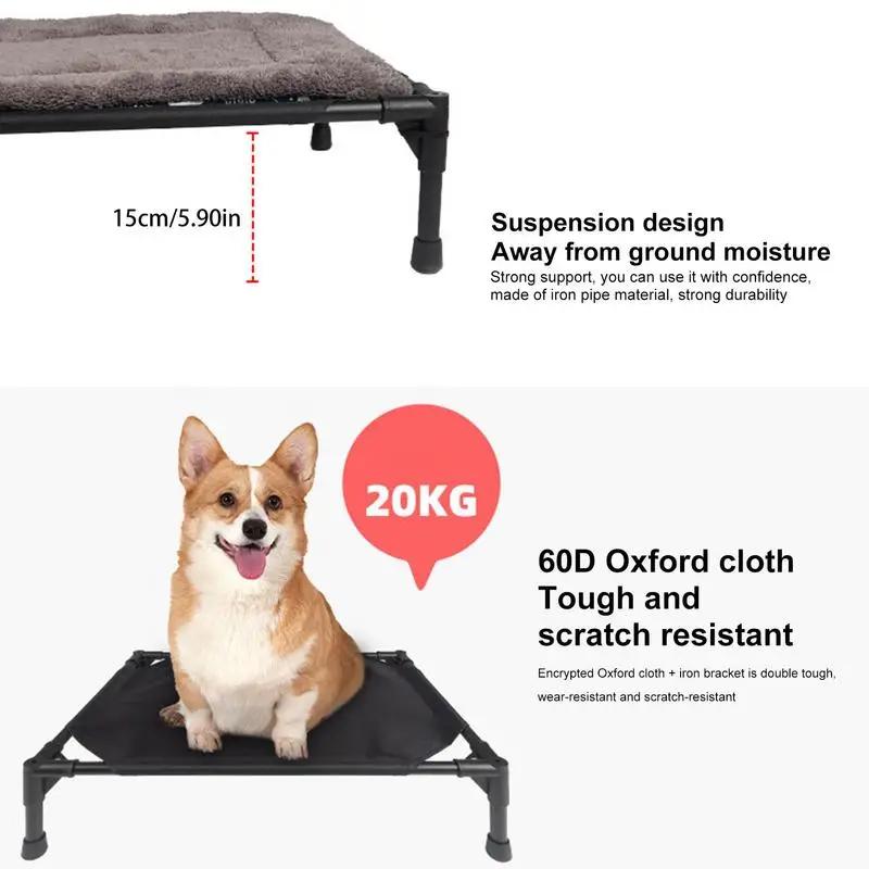 Lit SuréWerPliable pour Animaux de Compagnie, Tente d'Ombrage, Sac de Transport, Respirant, Camping, Extérieur