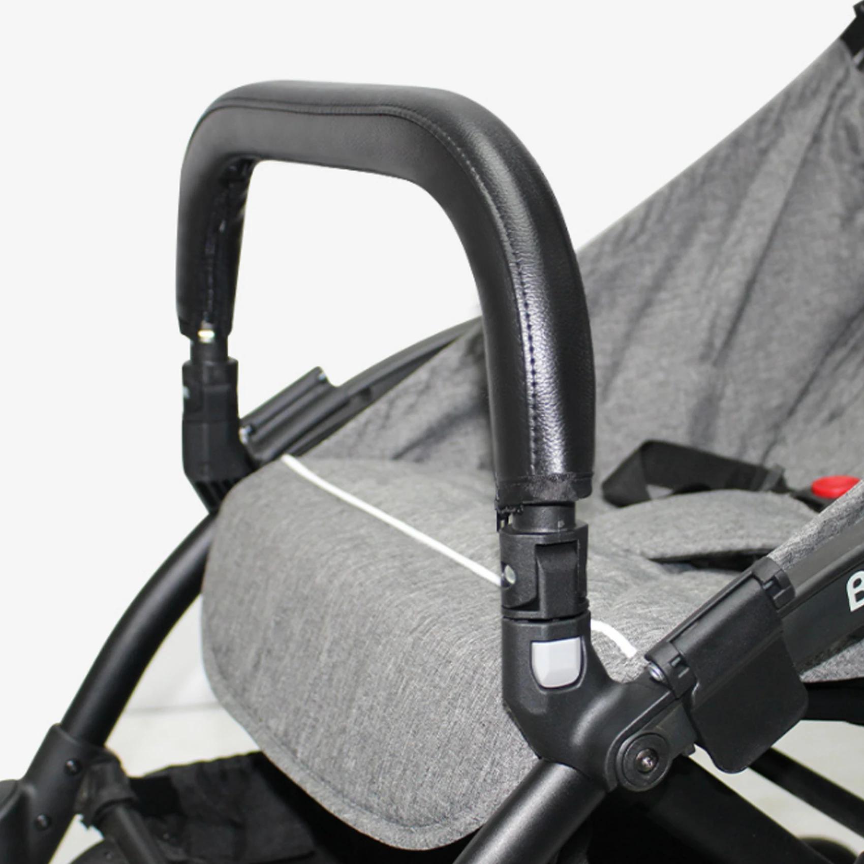 Housses de protection en cuir pour poignées de poussette, protège-bras de chariot, housse de protection à fermeture éclair pour chariot de bébé, accessoires de poussette NEUF