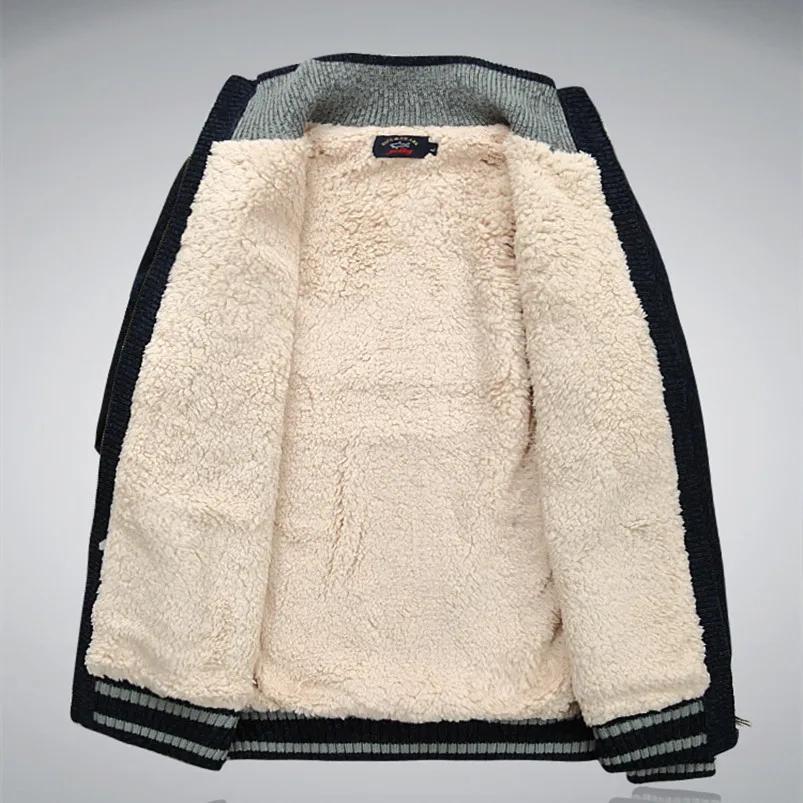Polaire chaud homme pull doublure en laine hiver Cardigan épaissir pardessus décontracté coton noir blanc rouge hommes v