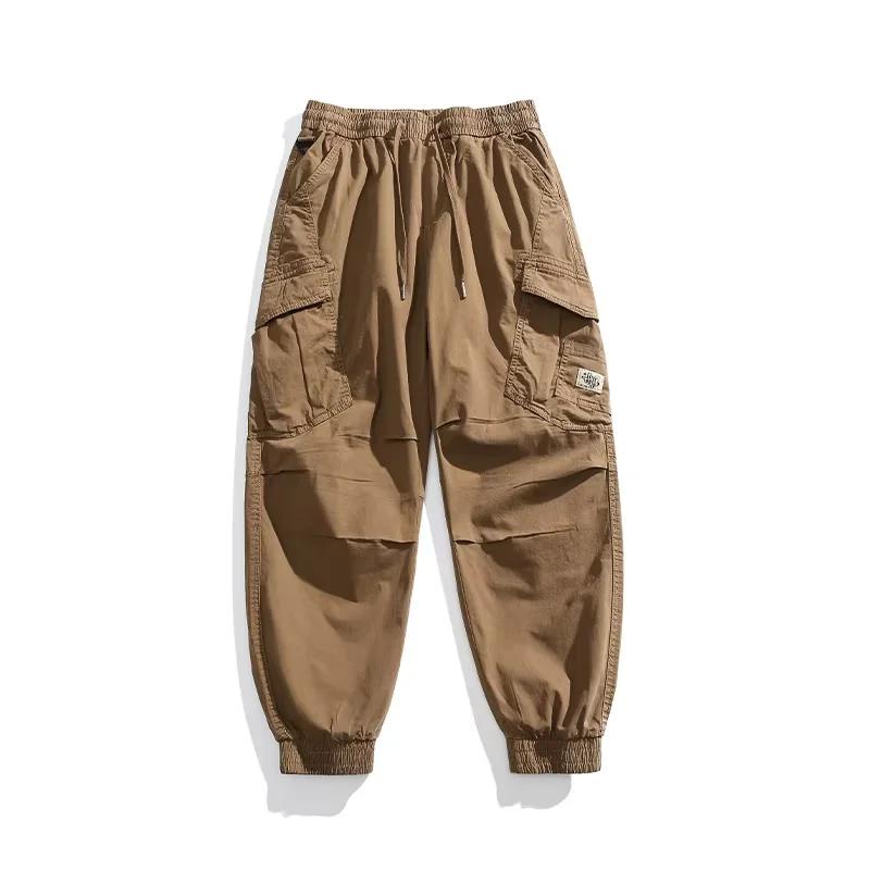 Pantalon Cargo Multi-Poches Vintage Américain pour Homme