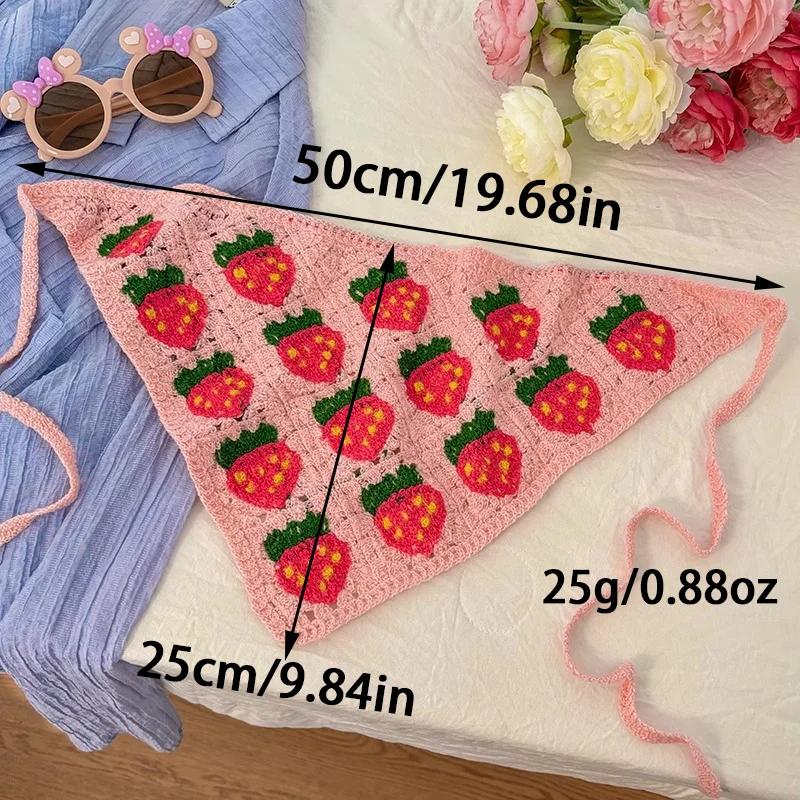 Bandeau écharpe Triangle tricoté élégant pour femmes
