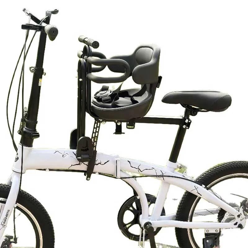 Siège de vélo pour bébé, siège de vélo pour tout-petit, fixation pour vélo adulte, siège de vélo avant pour enfants de 1 à 3 ans, siège de vélo pour enfants