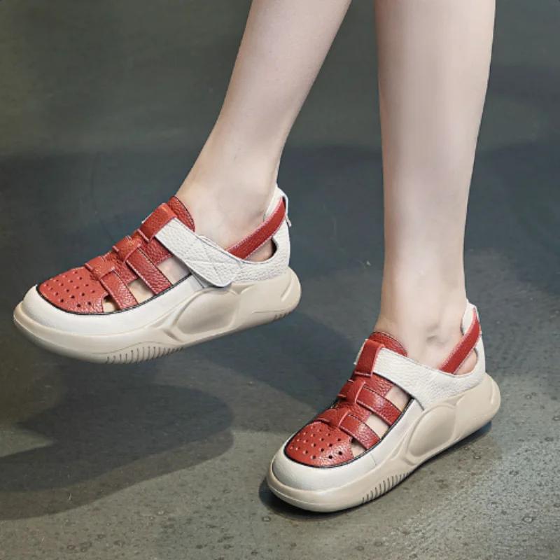 ZXRYXGS 2025 nouvelles baskets d'été sandales femmes maille chaussures décontractées respirantes plate-forme