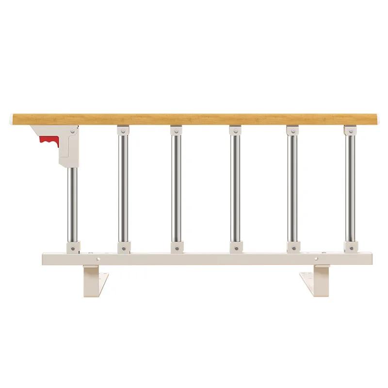 Rail de lit simple face pour personnes âgées, protection de lit de sécurité pliable avec poignée d'assistance au levage, pour personnes à mobilité limitée, usage domestique
