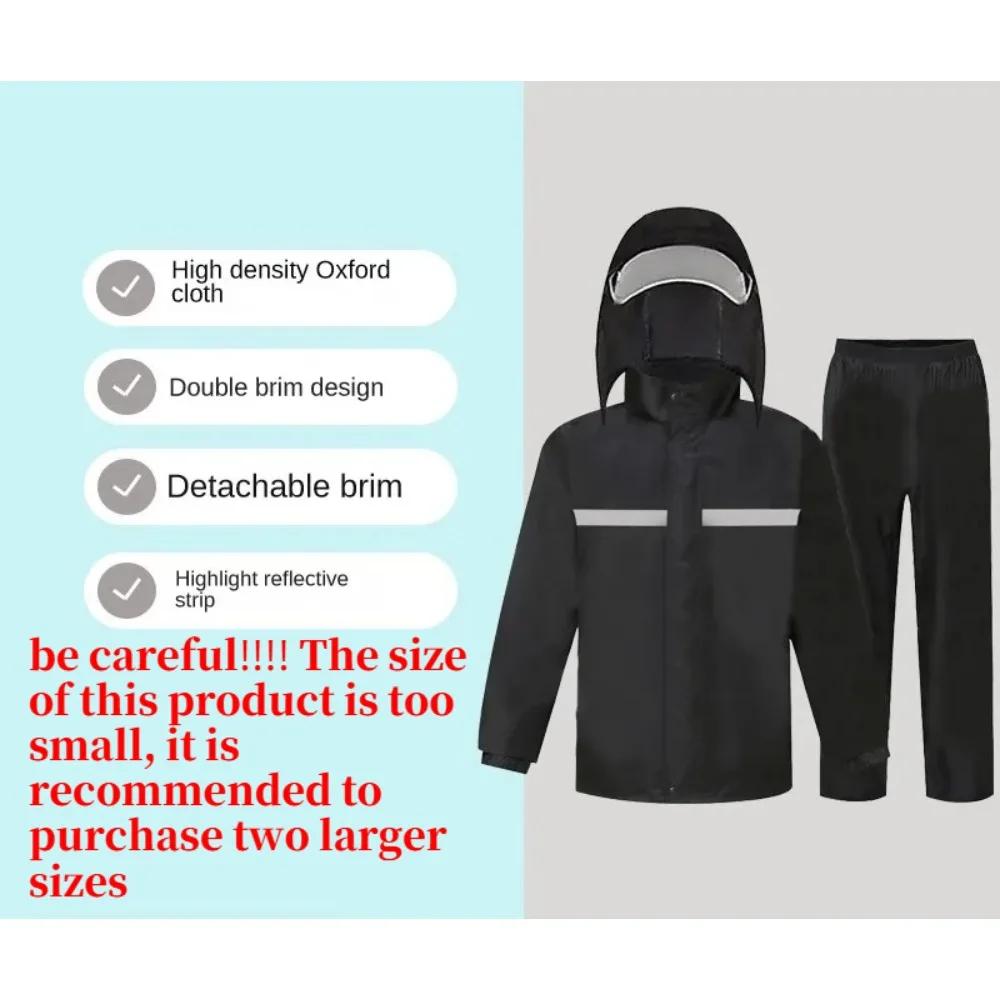 Combinaison imperméable et pantalon de pluie complet pour vélo électrique et moto