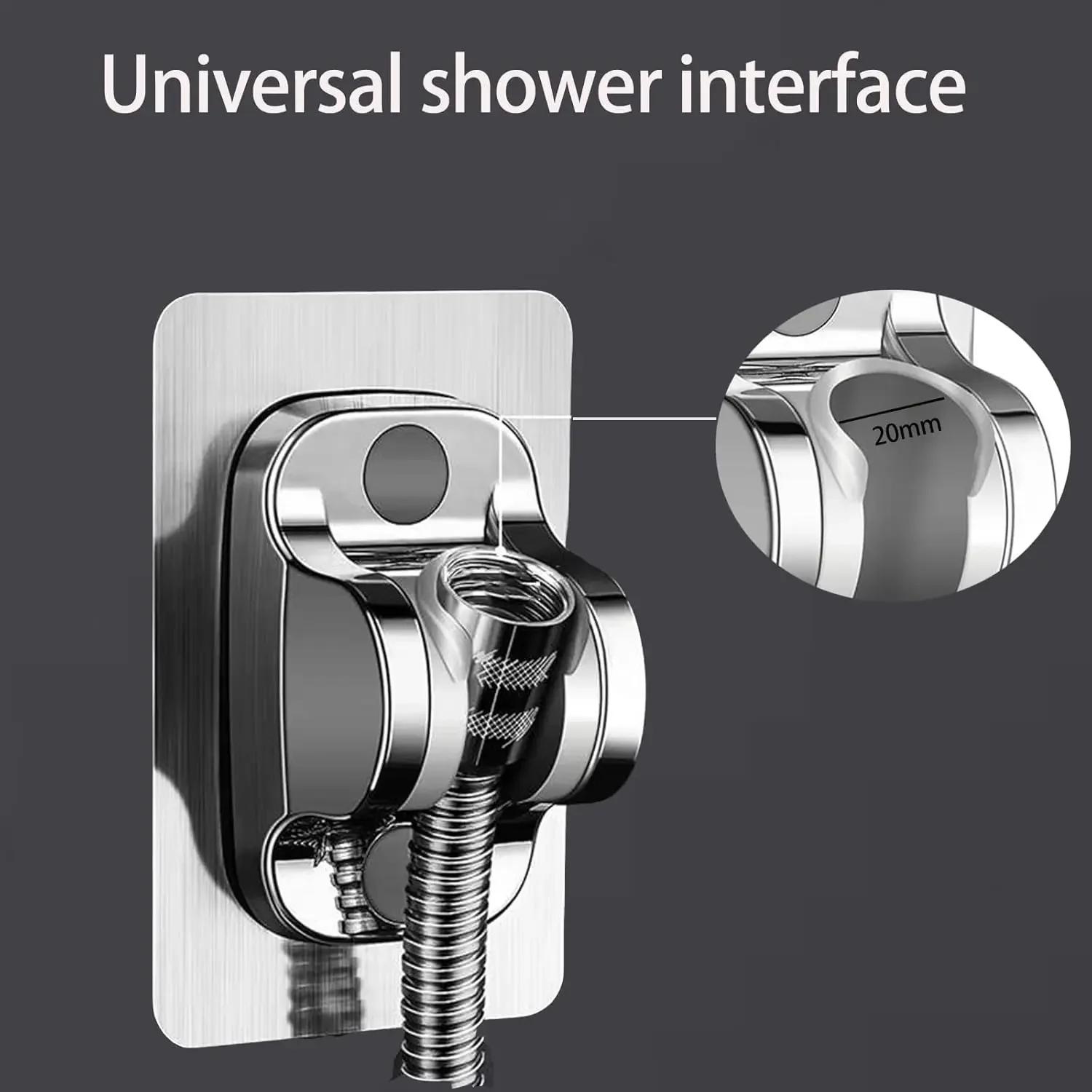 Support de douche, pommeau de douche réglable